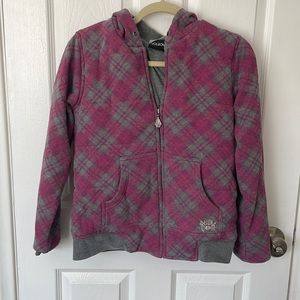 EUC Volcom plaid sweater